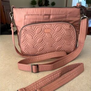 Lug Blush Quilted Crossbody Bag